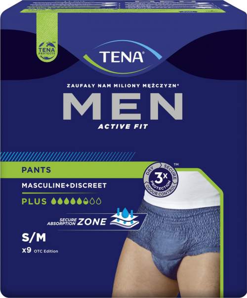 TENA Men Pants Plus Blue M ink.kalh.9ks 772513