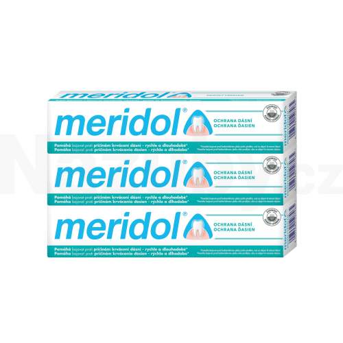 Meridol® ochrana dásní zubní pasta 3 x 75 ml