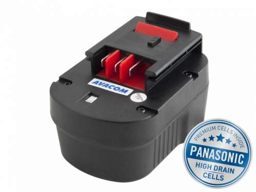 Baterie BLACK & DECKER A1712 Ni-Mh 12V 3000mAh, články PANASONIC
