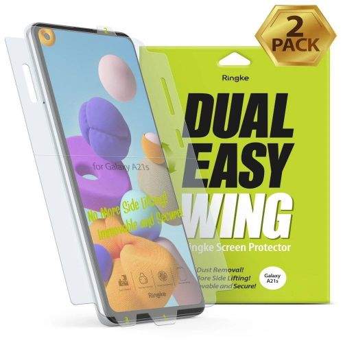 Ochranná fólie Ringke Galaxy A21S Dual Easy Wing Full (1+1 balení)