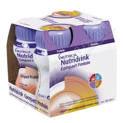 Nutricia Nutridrink Compact Protein př.brosk/mango 4x125ml