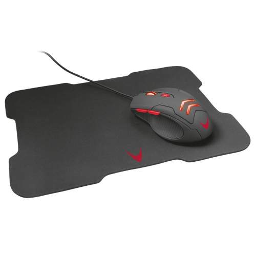 Omega VARR herní myš s podložkou VSETMPX4 černá