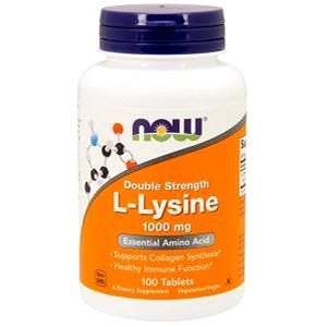 NOW Foods L-Lysine 1000mg 100 tablet