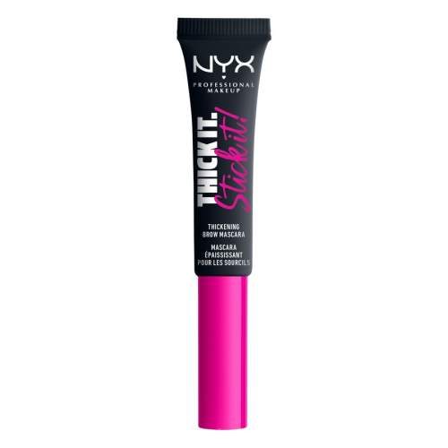 NYX Professional Makeup Thick It Stick It! 7 ml dlouhotrvající řasenka na obočí pro ženy 08 Black