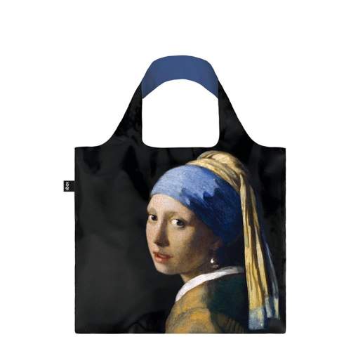 LOQI Skládací nákupní taška VERMEER Girl with a Pearl Earring