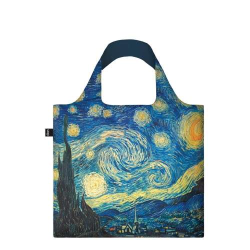 LOQI Skládací nákupní taška VINCENT VAN GOGH The Starry Night
