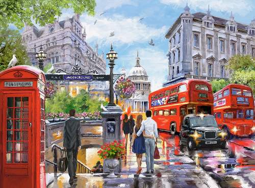 Castorland Puzzle 2000 Spring in London