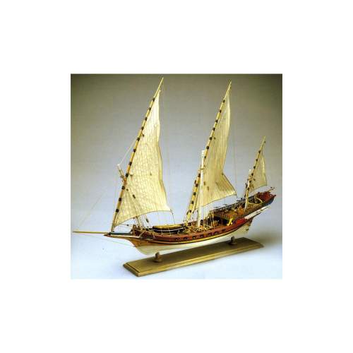 Amati AMATI Sciabecco pirátská loď 1753 1:60 kit KR-25027