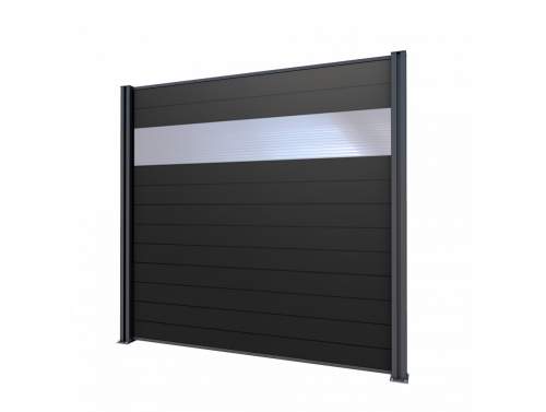 Gutta Zadní stěna Carport Premium antracit / tmavě šedá polykarbonat 2,96 x 1,86 m