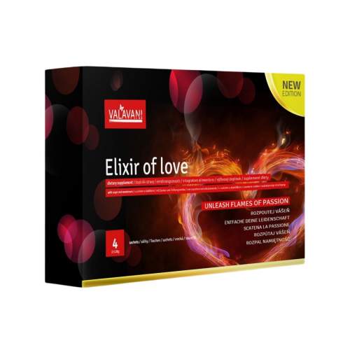 Magnetifico Elixir of love rozpustné afrodiziakum pro muže i ženy 4 sáčky