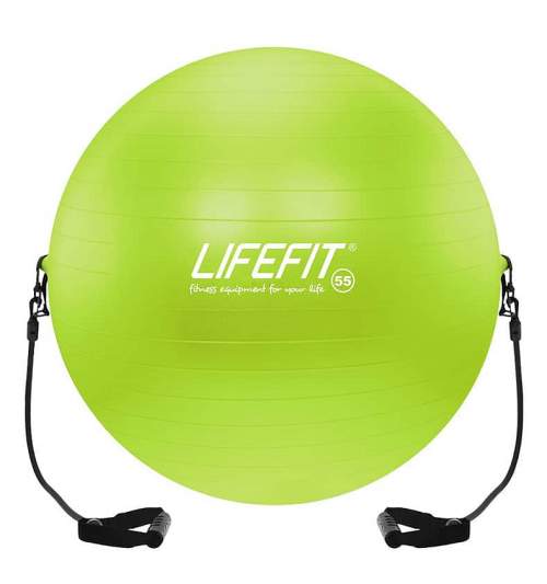 Lifefit Gymnastický míč s expanderem LIFEFIT GYMBALL EXPAND 55 cm
