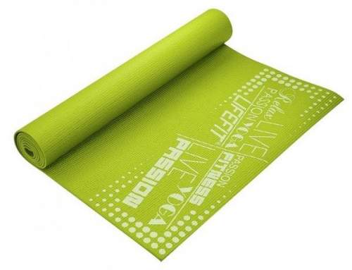 Gymnastická podložka LIFEFIT SLIMFIT, 173x58x0,4cm, světle zelená