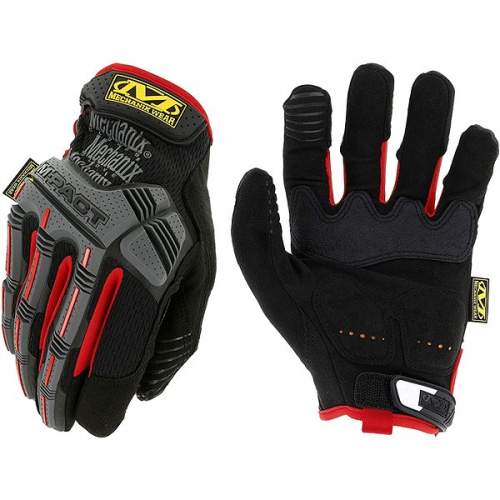Mechanix - M-Pact - pracovní rukavice - černo-červené, Velikost L MECHANIX MPT-52-010