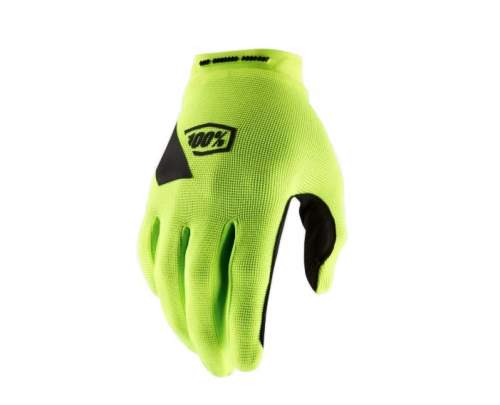 100% RIDECAMP Glove Fluo Yellow - S