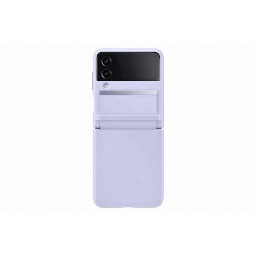 Samsung Flipový kožený kryt Z Flip4 Serenity Purple