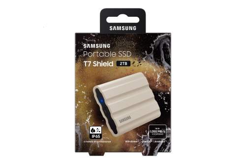 Samsung Portable SSD T7 Shield 2TB béžový