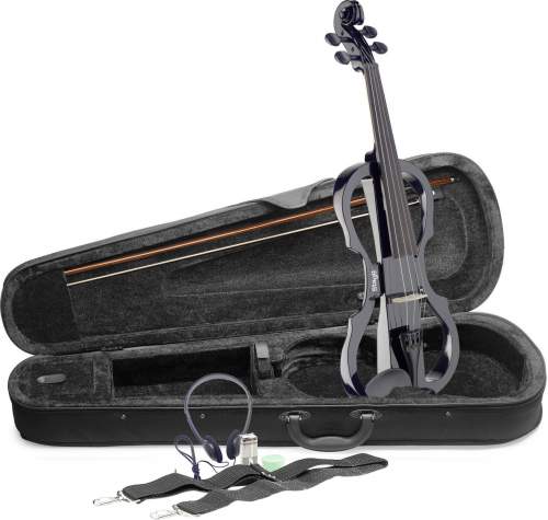 Stagg EVN X-4/4 BK elektrické housle černé