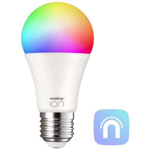 Niceboy chytrá žárovka ION SmartBulb RGB 9W - E27