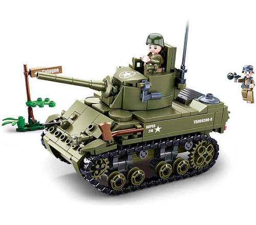 Sluban Army WW2 M38-B0856 Malý spojenecký tank
