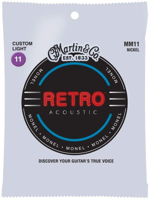 Martin RETRO MM11 - Struny na akustickou kytaru - sada