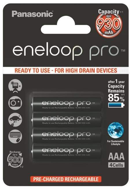 Panasonic Eneloop Pro N AAA 4 ks