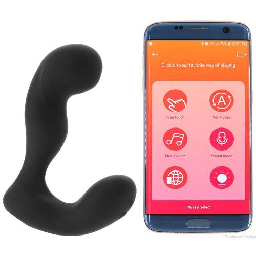 Svakom Iker, silikonový stimulátor prostaty a hráze ovládaný mobilní aplikací přes Bluetooth