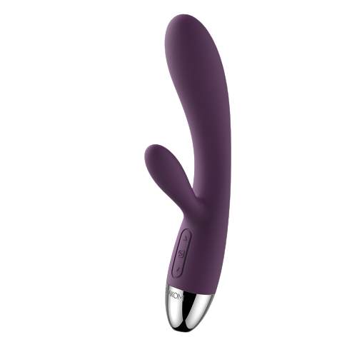 Svakom Alice - nabíjecí vibrátor s ramenem na klitoris (fialový)