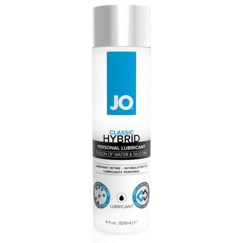 System JO Classic Hybrid 120 ml, lubrikační gel na bázi vody a silikonu
