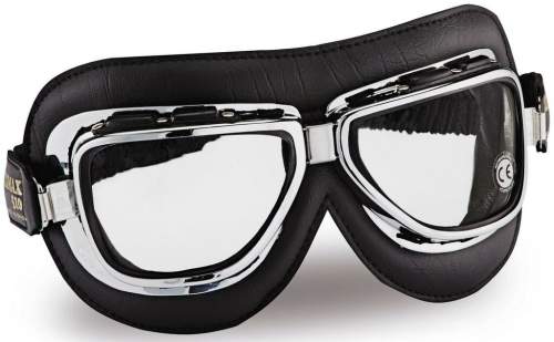 Climax Vintage moto brýle 510 čirá skla