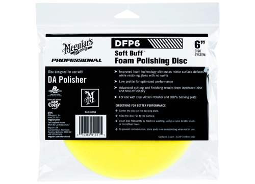 Meguiars Soft Buff Foam Polishing Disc 6 Meguiar's DFP6