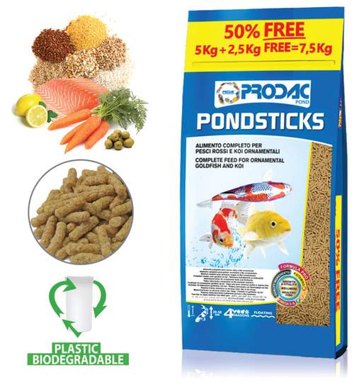 Prodac Pondsticks 5kg + 50% free