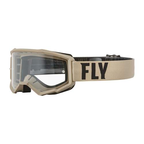 Fly racing Motokrosové brýle Focus USA Green Brown