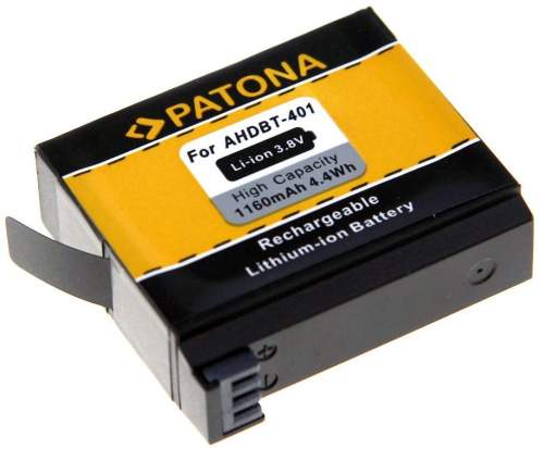 PATONA baterie pro digitální kameru GoPro Hero 4 AHDBT-401 1160mAh Li-Ion