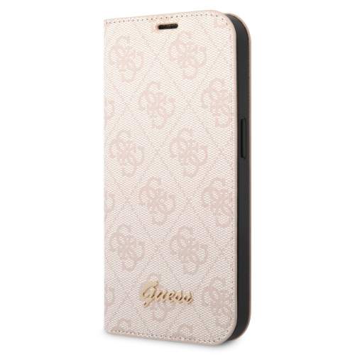 Guess PC/TPU 4G Metal Camera Outline pouzdro iPhone 14 Pro růžové