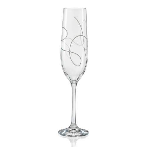 Crystalex sklenice na šampaňské Viola String 190 ml 2 KS