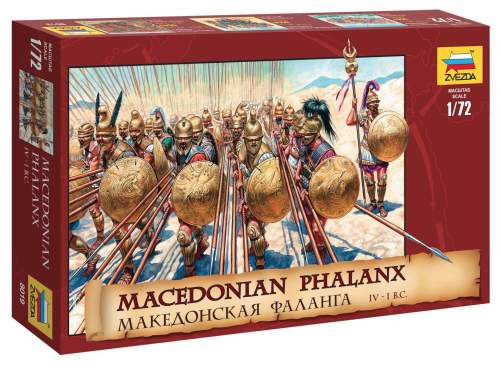 Zvezda figurky Macedonian Phalanx (1:72)