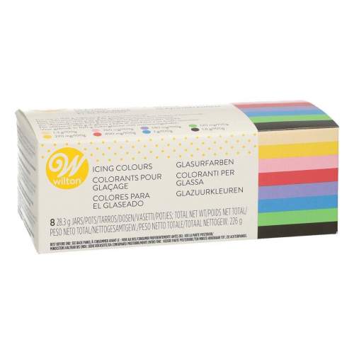 Wilton Sada gelových barev Icing Color Kit 8 x 28g