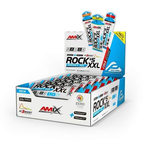 Amix Rock's Energy Gel XXL with Caffeine Cola 24x65g