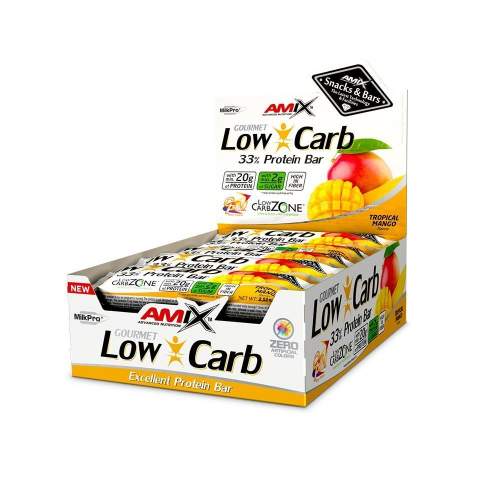 Amix Low-Carb 33% Protein Bar Mango 15x60g