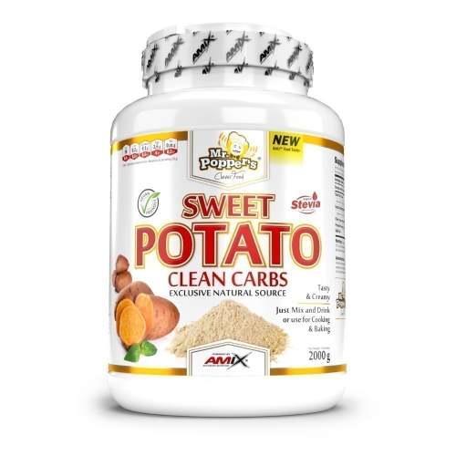 Amix Mr. Popper´s Sweet Potato Clean Carbs Natural 1000g