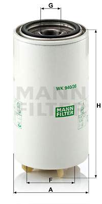 MANN-FILTER WK940/36x Palivový filtr