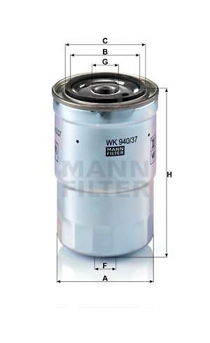 MANN-FILTER WK940/37x