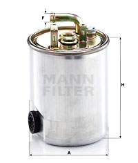 MANN-FILTER WK842/18 Palivový filtr