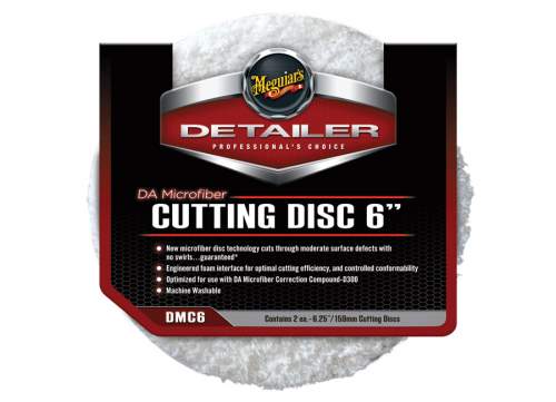 Meguiar's DMC6 DA Microfiber Cutting Disc 6"