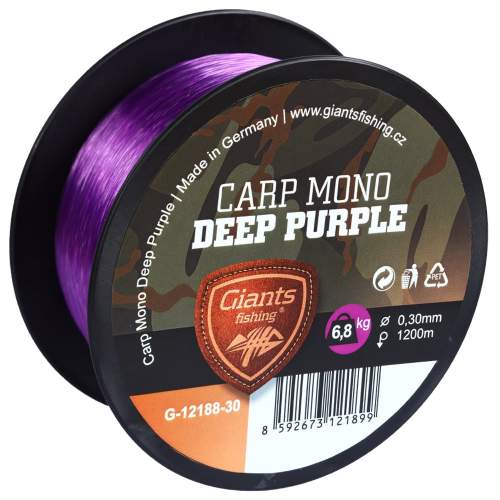 Giants fishing vlasec Carp Mono Deep Purple Průměr 0,35mm: Délka 1200m