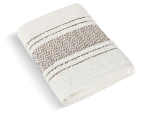 Brotex Froté ručník Mozaika 50x100cm krémová