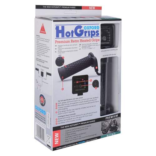 gripy vyhřívané Hotgrips Premium New Retro, OXFORD EL693