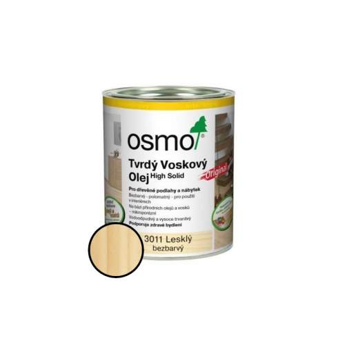 OSMO 3011 Tvrdý voskový olej Original bezbarvý lesklý