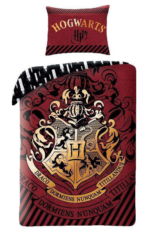 HALANTEX Harry Potter burgund  Bavlna, 140/200, 70/90 cm