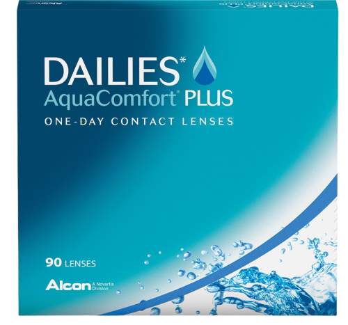 AlconDailies AquaComfort Plus (90 čoček) dioptrie: -1.25, zakřivení: 8.70